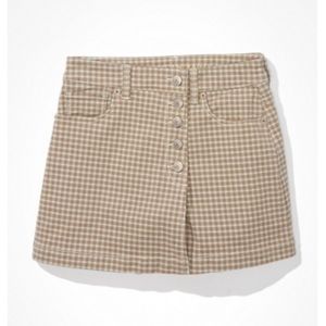 NWT‼️ size 4 American Eagle plaid button up skort
